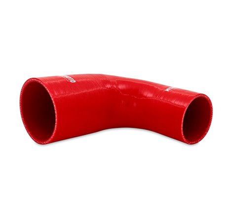 Mishimoto Silicone Reducer Coupler 90 Degree 2.5in to 3.5in - Red