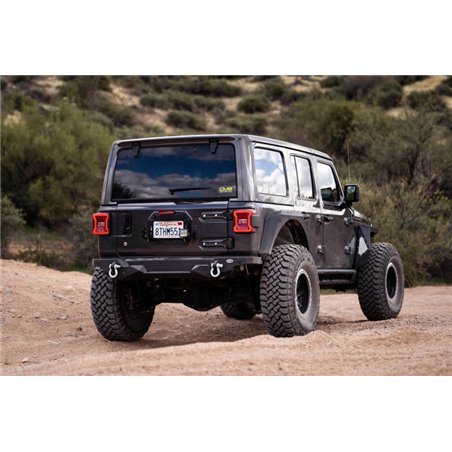 DV8 Offroad 18-22 Jeep Wrangler JL Spare Tire Delete Kit w/Light Mounts