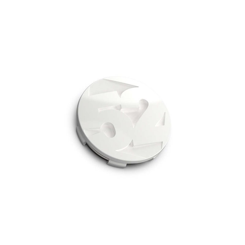 fifteen52 65mm Snap In Center Cap Single for Rally Sport and MX Wheels - Rally White (Gloss White)