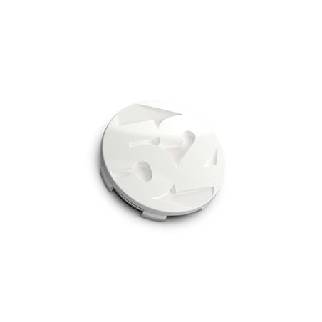 fifteen52 65mm Snap In Center Cap Single for Rally Sport and MX Wheels - Rally White (Gloss White)
