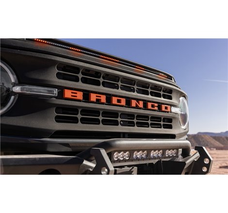 AVS 21-22 Ford Bronco Low Profile Aeroskin Lightshield Pro - Black