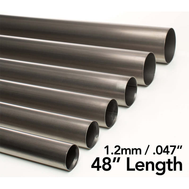 Ticon Industries 2.13in Diameter 48in Length 1.2mm/.047in Wall Thickness Titanium Tube