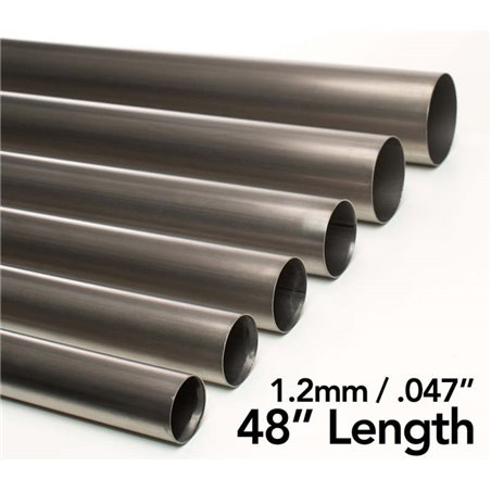 Ticon Industries 2.13in Diameter 48in Length 1.2mm/.047in Wall Thickness Titanium Tube