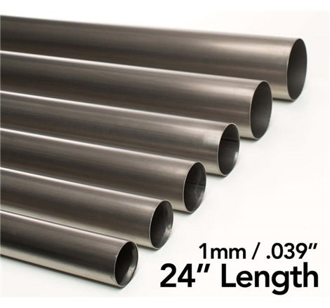 Ticon Industries 2.13in Diameter 24in Length 1mm/.039in Wall Thickness Titanium Tube