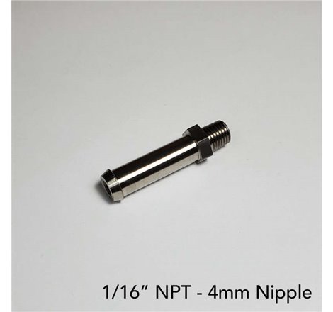 Ticon Industries 4mm Nipple Type 40mm OAL 1/16in NPT Fitting