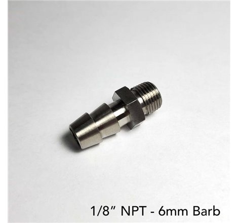 Ticon Industries 6mm Barb Type 28mm OAL1/8in NPT Fitting