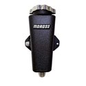 Moroso Universal Left 6AN In/10AN Out Power Steering Tank - Black Powder Coat