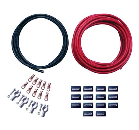 Moroso Remote Dual Batteries Crimp On Terminals Battery Cable Kit