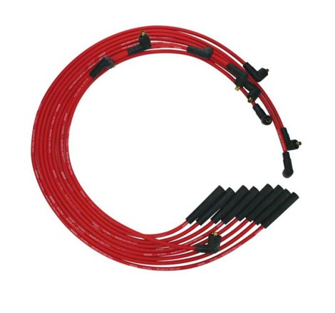 Moroso BB Chrysler Mopar 361/383/400/440 Str Plug Non-HEI Ultra Spark Plug Wire Set - Red