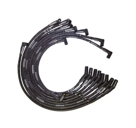 Moroso BB Fod 351C/390/429/460 Sleeved HEI 135 Ends Ultra Spark Plug Wire Set - Black
