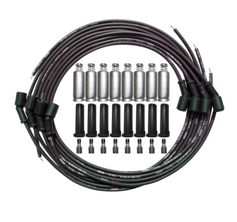 Moroso Universal GM LS Unsleeved Ultra Spark Plug Wire Set - Black