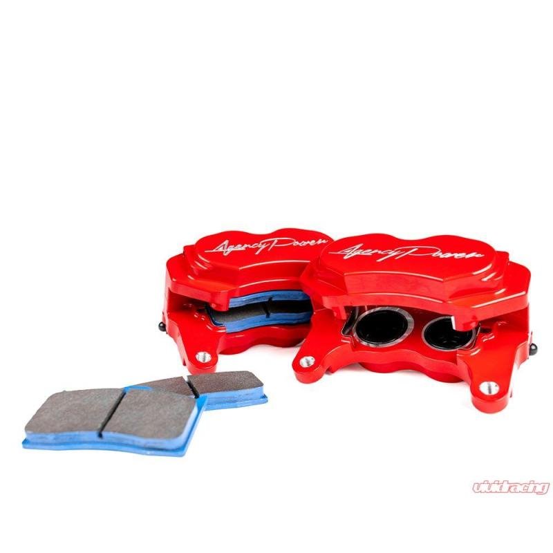 Agency Power Big Brake Kit Front and Rear Red Polaris RZR Turbo 14-18