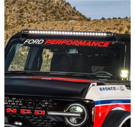 Ford Racing Ford Performance Bronco Windshield Banner - White/Red