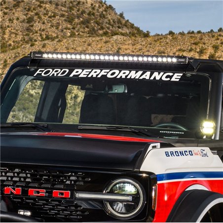Ford Racing Ford Performance Bronco Windshield Banner - White