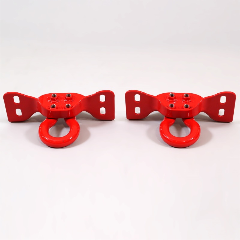 Ford Racing 17-22 Super Duty Tow Hooks - Red (Pair)