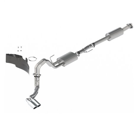Ford Racing 21-22 F-150 2.7L/3.5L/5.0L Side Exit Sport Exhaust - Chrome Tips