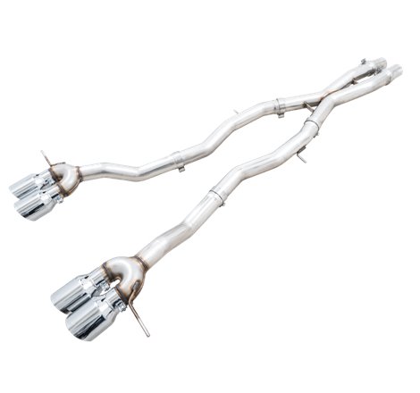 AWE Track Edition Catback Exhaust for BMW G8X M3/M4 - Chrome Silver Tips