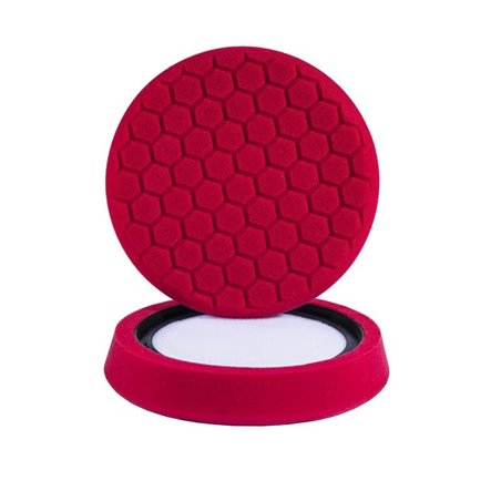 Chemical Guys Hex Logic Self-Centered Perfection Ultra-Fine Finishing Pad - Red - 7.5in