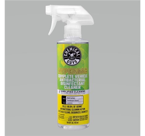 Chemical Guys Hyperban Complete Vehicle Antibacterial Disinfectant Cleaner - 16oz