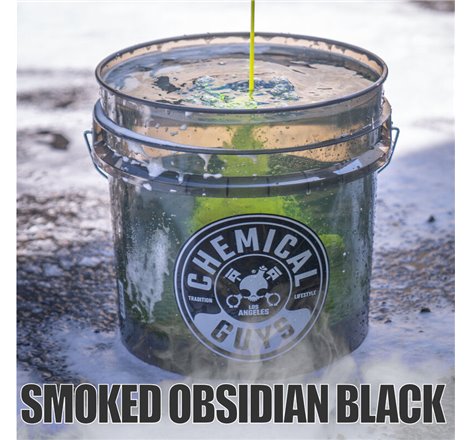 Chemical Guys Heavy Duty Detailing Bucket Smoked Black (4.5 Gal)