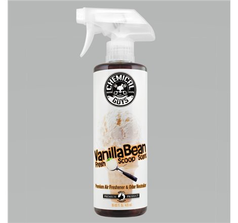 Chemical Guys Vanilla Bean Air Freshener & Odor Eliminator - 16oz