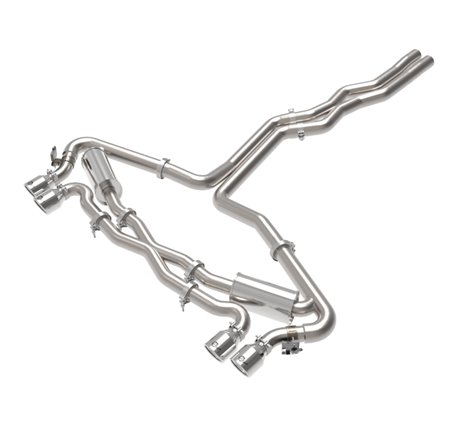 aFe 20-22 Audi RS6 Avant V8 4L(tt) MACH Force-Xp 3in to 2.5in 304 SS Cat-Back Exhaust w/Polished Tip