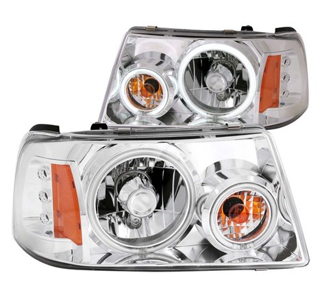 ANZO 2001-2011 Ford Ranger Projector Headlights w/ Halo Chrome (CCFL) 1 pc