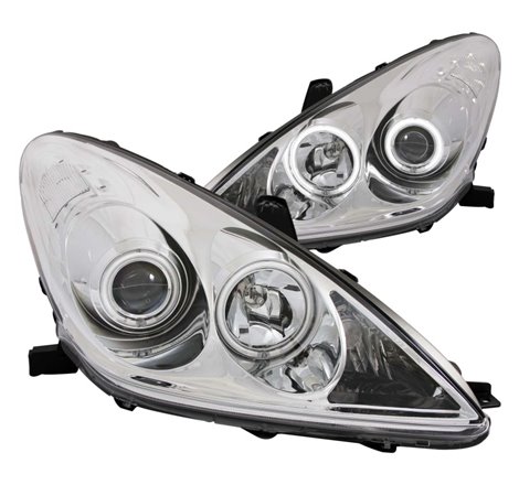 ANZO 2002-2003 Lexus Es300 Projector Headlights w/ Halo Chrome (CCFL)