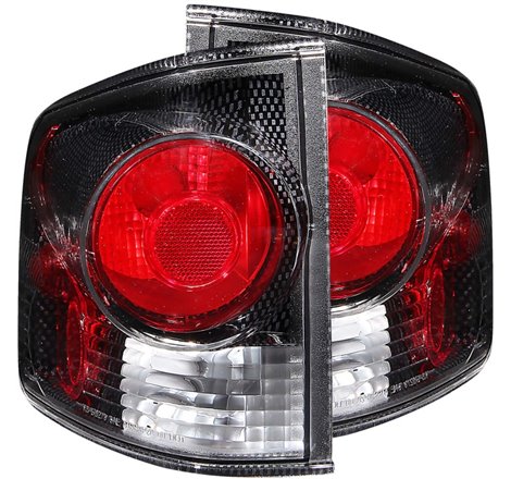 ANZO 1995-2005 Chevrolet S-10 Taillights Carbon 3D Style