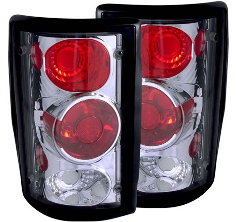 ANZO 2000-2005 Ford Excursion Taillights Chrome