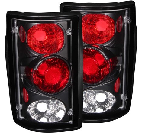 ANZO 2000-2005 Ford Excursion Taillights Black