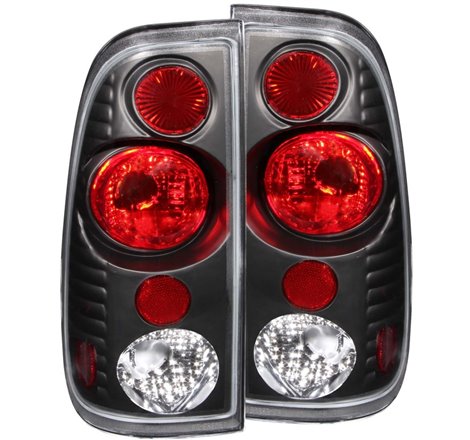ANZO 1997-2003 Ford F-150 Taillights Black G2