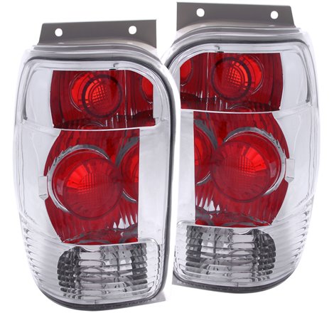 ANZO 1998-2001 Ford Explorer Taillights Chrome