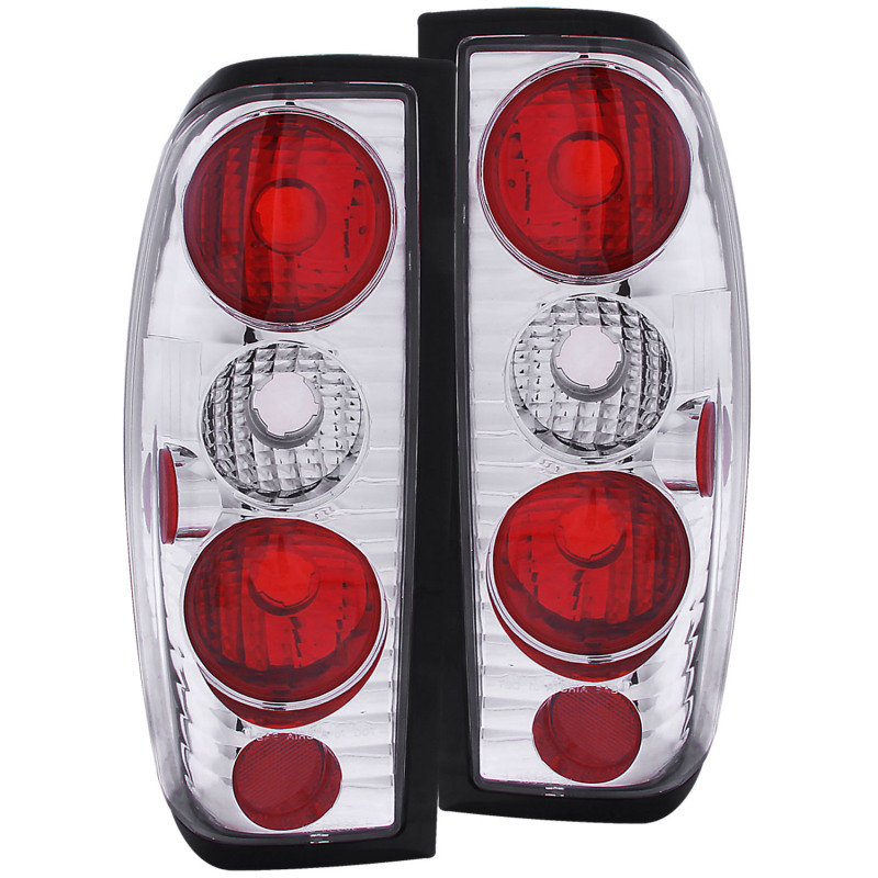 ANZO 1998-2004 Nissan Frontier Taillights Chrome
