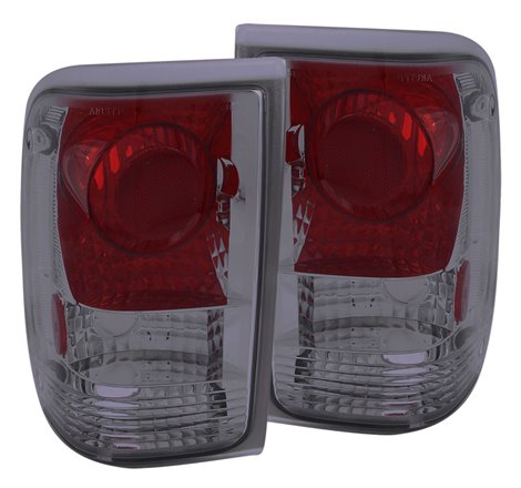 ANZO 1993-1997 Ford Ranger Taillights Smoke
