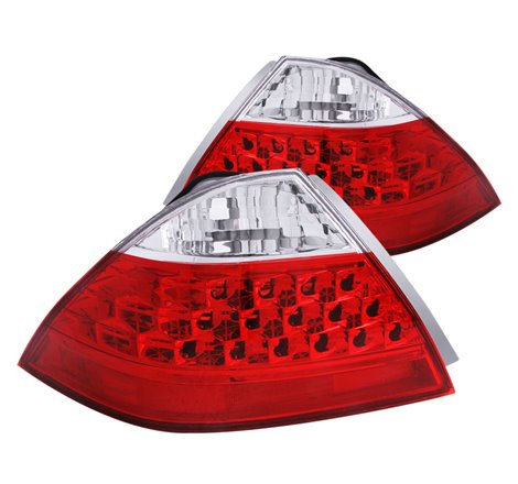 ANZO 2006-2007 Honda Accord Taillights Red/Clear