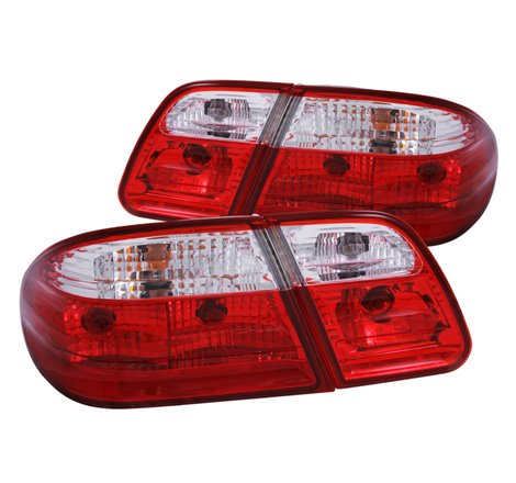 ANZO 1996-2002 Mercedes Benz E Class W210 Taillights Red/Clear G2