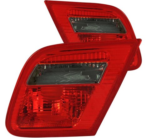 ANZO 2000-2003 BMW 3 Series E46 Taillights Red/Smoke - Inner