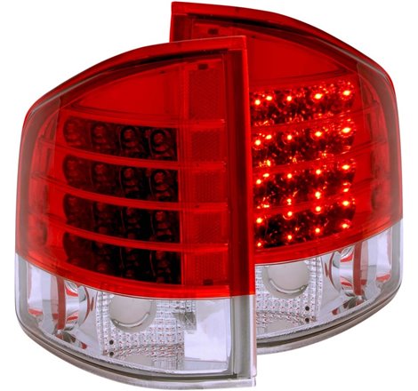 ANZO 1995-2005 Chevrolet S-10 LED Taillights Red/Clear
