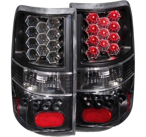 ANZO 2004-2008 Ford F-150 LED Taillights Black