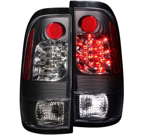 ANZO 1997-2003 Ford F-150 LED Taillights Black