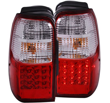 ANZO 2001-2002 Toyota 4 Runner LED Taillights Red/Clear