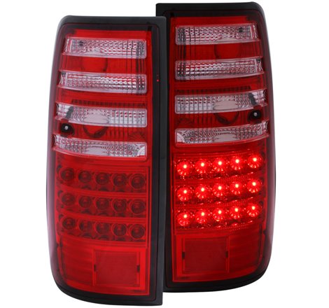 ANZO 1991-1997 Toyota Land Cruiser Fj LED Taillights Red/Clear