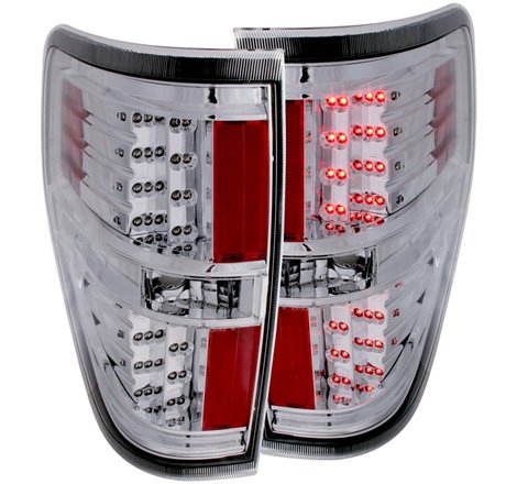 ANZO 2009-2014 Ford F-150 LED Taillights Chrome
