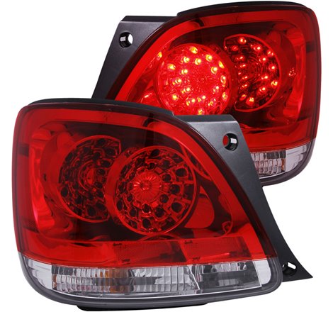 ANZO 1998-2005 Lexus Gs300 LED Taillights Red/Clear