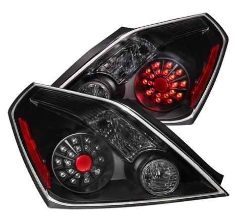 ANZO 2008-2013 Nissan Altima (2 Door ONLY) LED Taillights Black