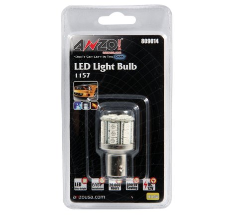 ANZO LED Bulbs Universal LED 1157 Amber - 28 LEDs 1 3/4in Tall