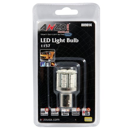 ANZO LED Bulbs Universal LED 1157 Amber - 28 LEDs 1 3/4in Tall