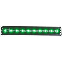 ANZO Universal 12in Slimline LED Light Bar (Green)