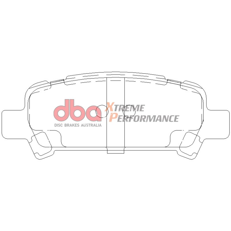 DBA 02-03 Subaru WRX XP650 Rear Brake Pads